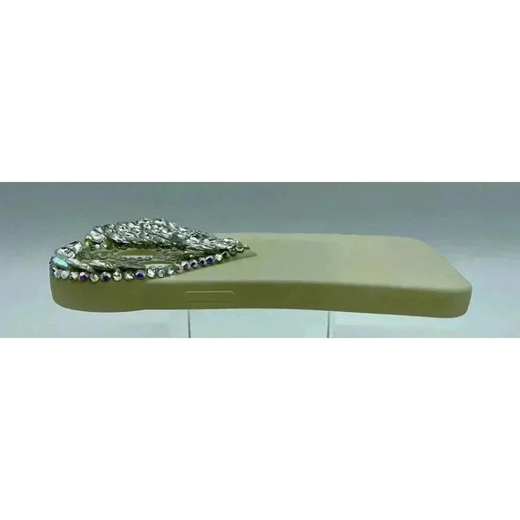 3D Rhinestone Heart Bling Case for iPhone 14 Pro Shockproof Soft TPU - Picture 4 of 9